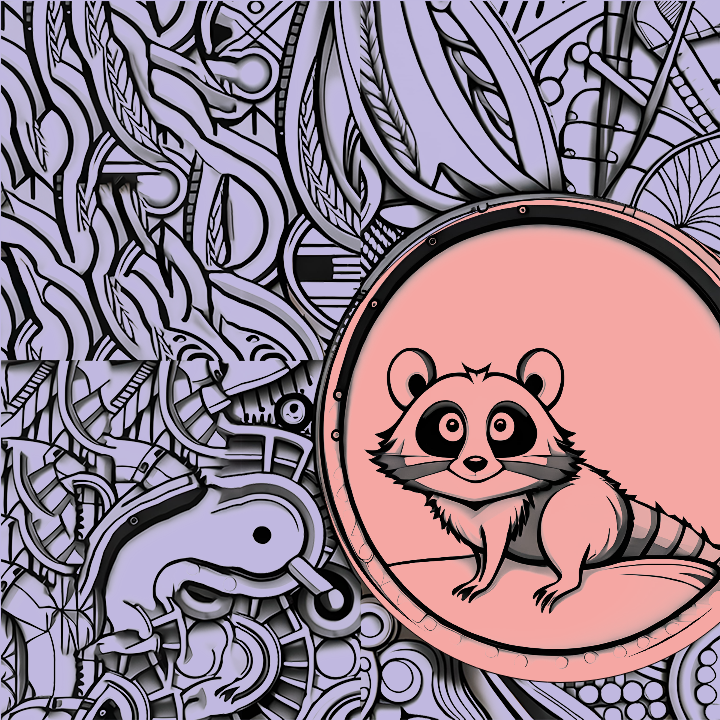 Playful weasel #20 static token preview