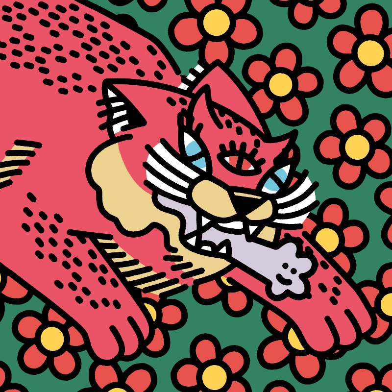 fx(cats) #73 static NFT preview