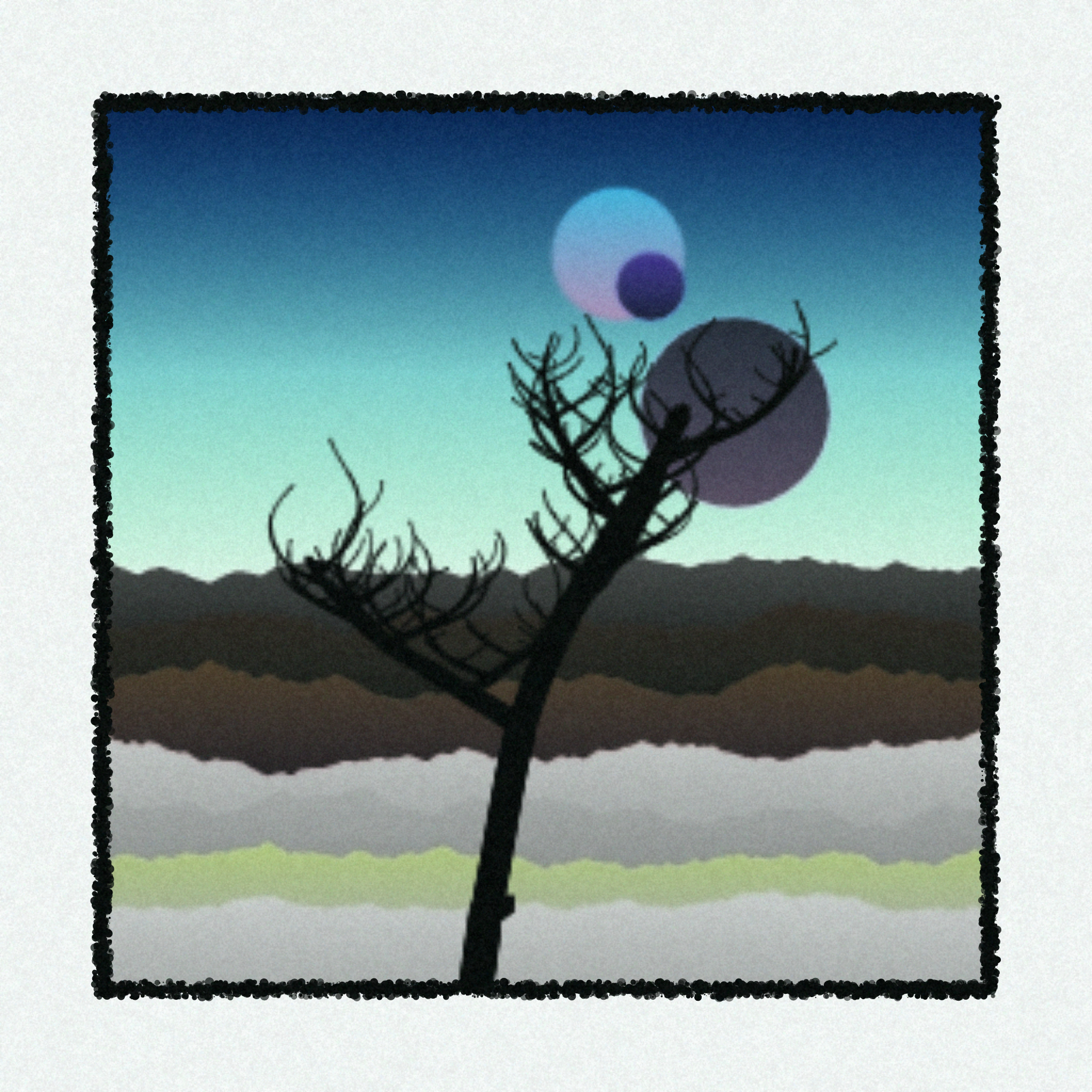 Dithered Branches #69 static token preview