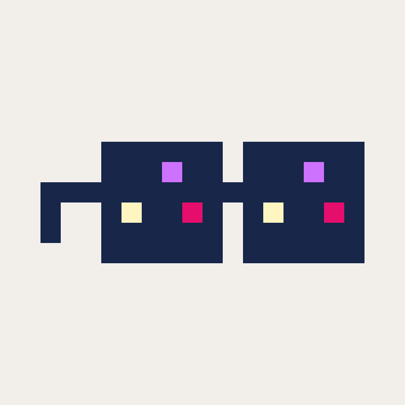 Coded Nouns Glasses #33 static token preview