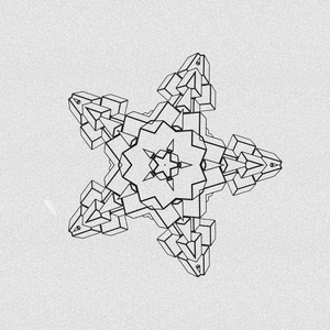 Monochrome Kaleido #274 static NFT preview