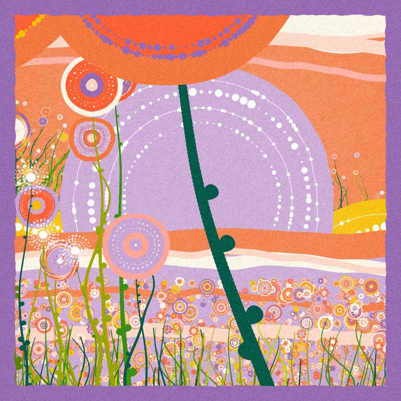 Hippy Flowers #18 static token preview