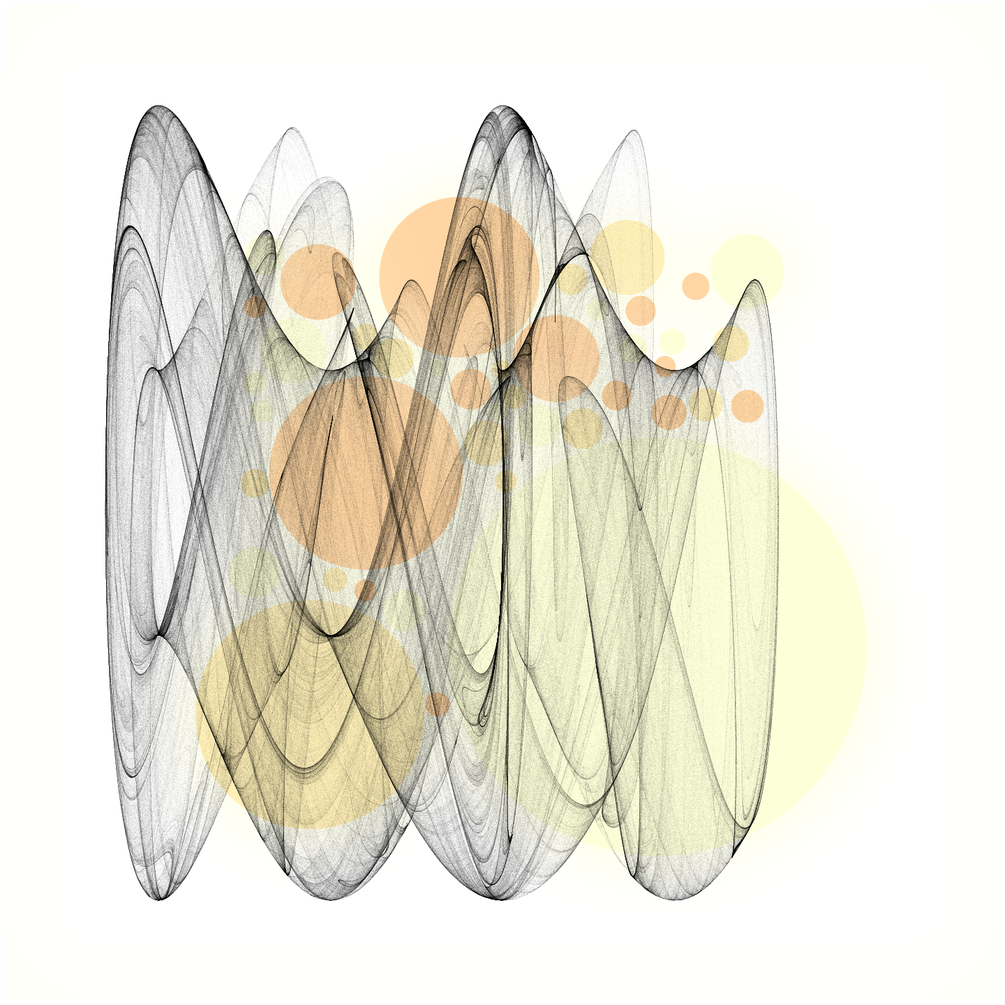 Attractors and Circles #91 static NFT preview