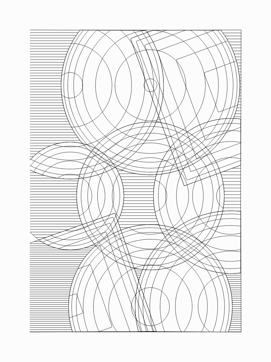 Entangled shapes #36 static NFT preview