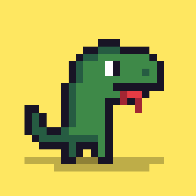 Pixel Dinos #39 static token preview