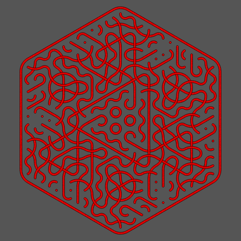 Threefold Symmetry - Dark Variations #347 static token preview