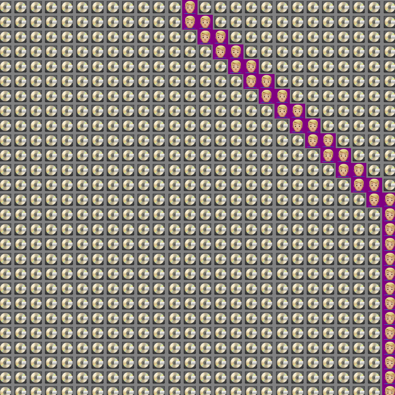 Elementary Cellular Emoji Automata #539 static token preview