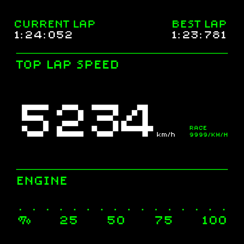 F-1RacingTez #334 static token preview