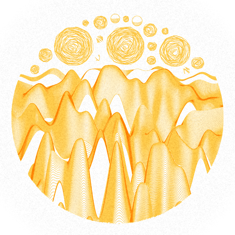 Plottable Mountain Moons #40 static NFT preview