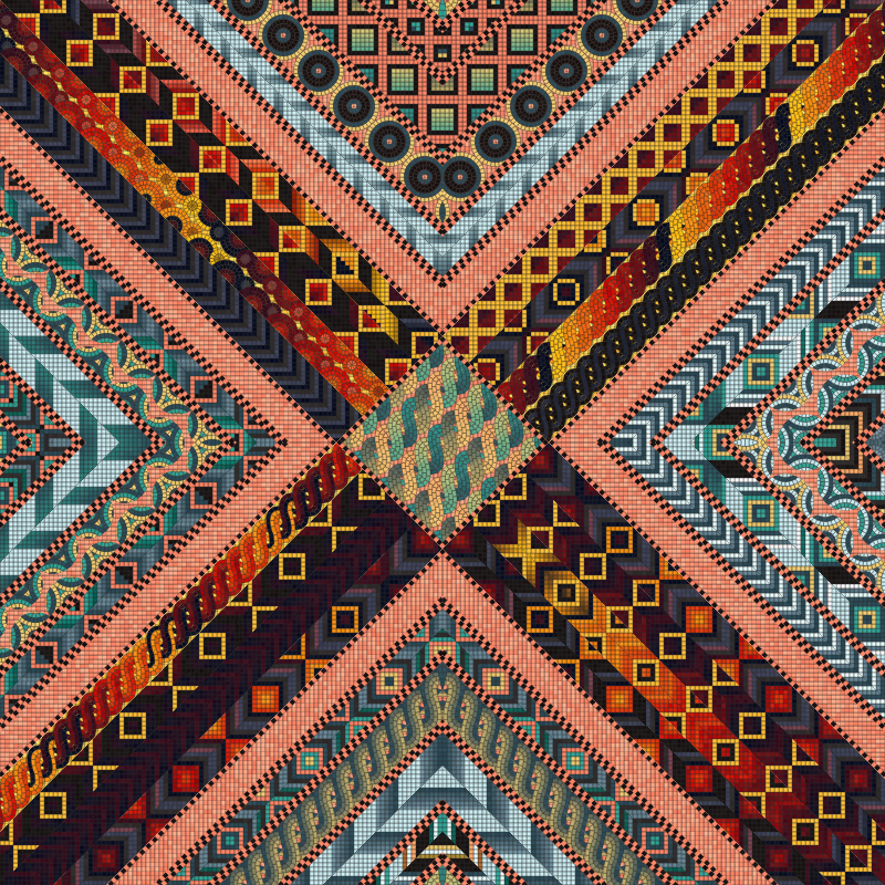 Ornamental typo #72 static NFT preview