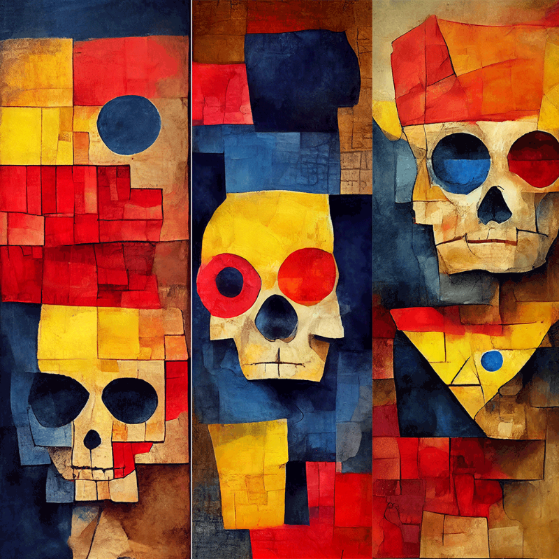 AI Skull #6 static token preview
