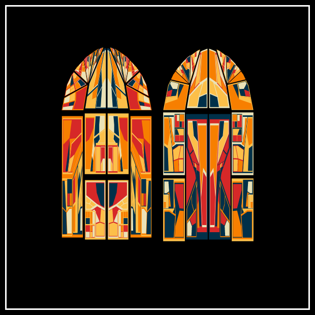 Stained glass #97 static NFT preview