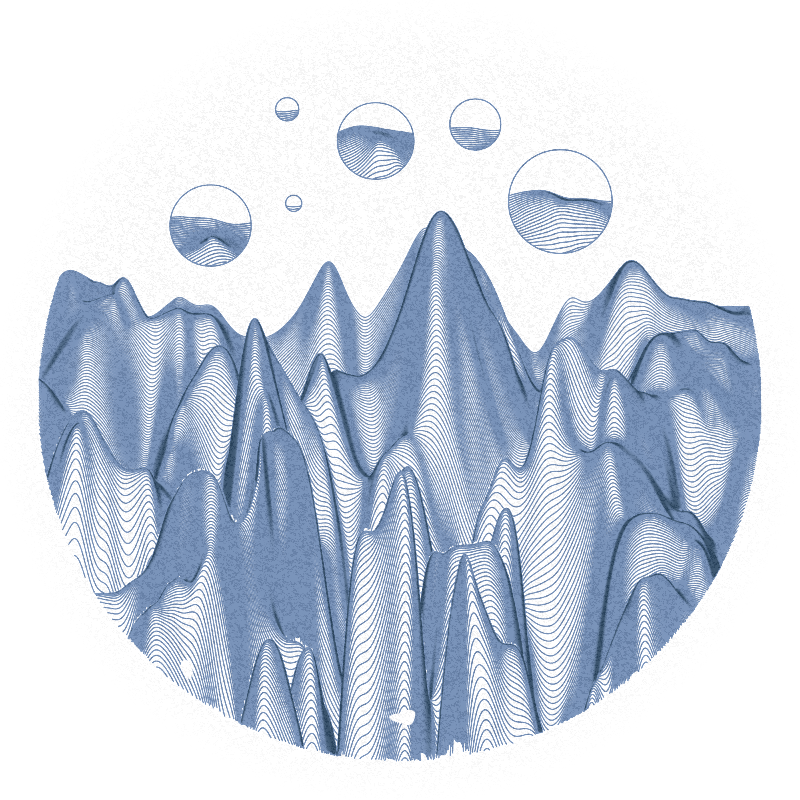 Plottable Mountain Moons #581 static NFT preview