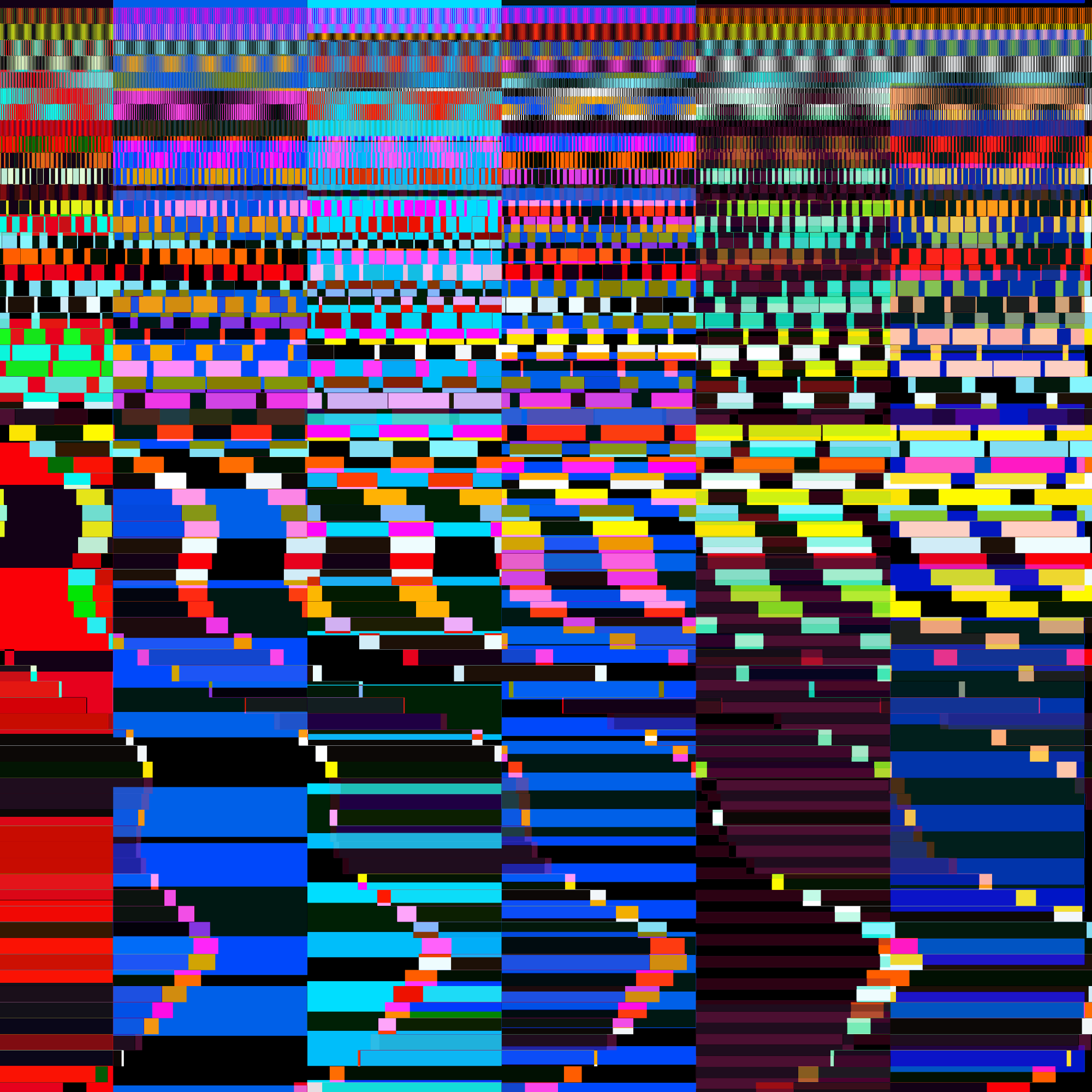 Glitchometry Stripes #100 static NFT preview