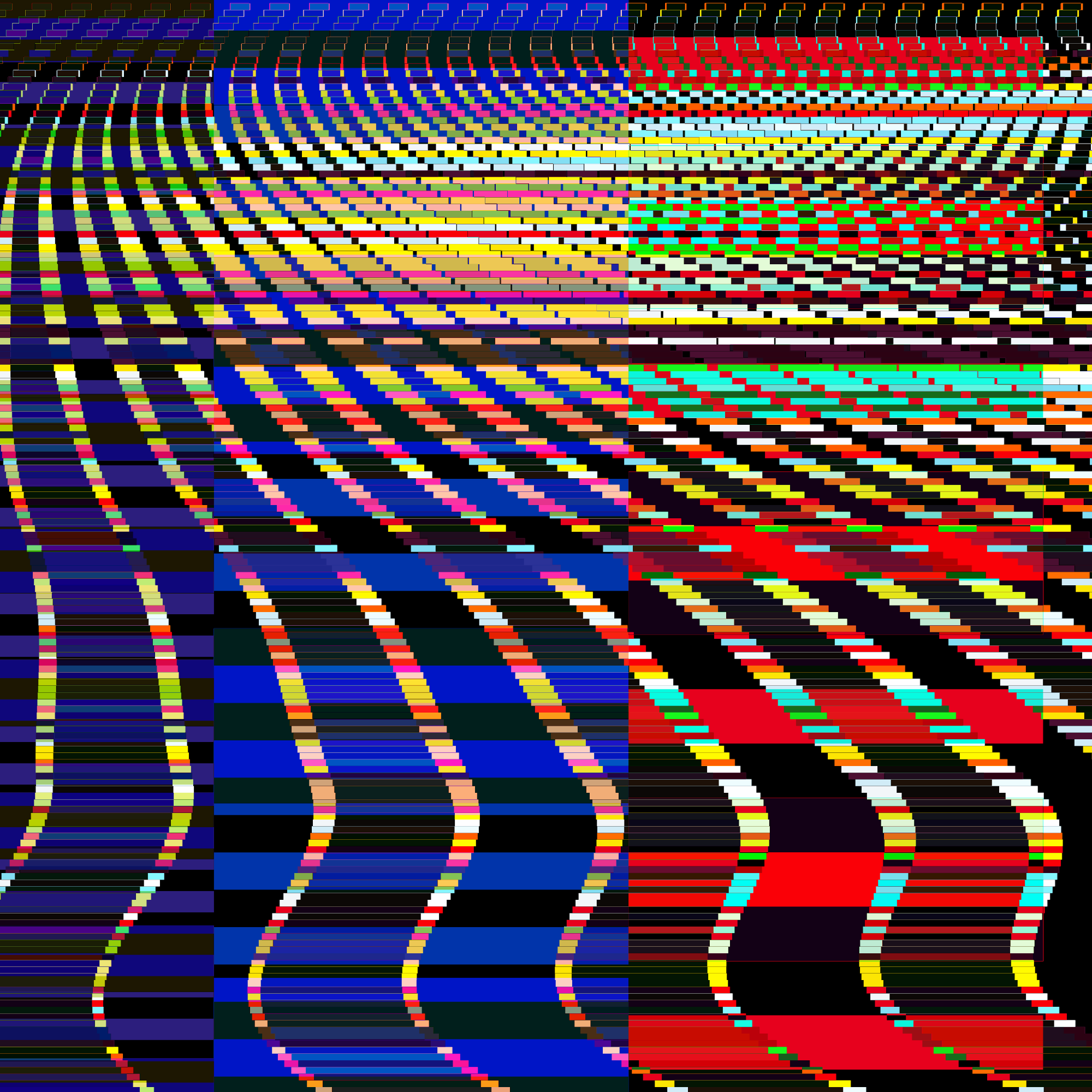 Glitchometry Stripes #109 static NFT preview