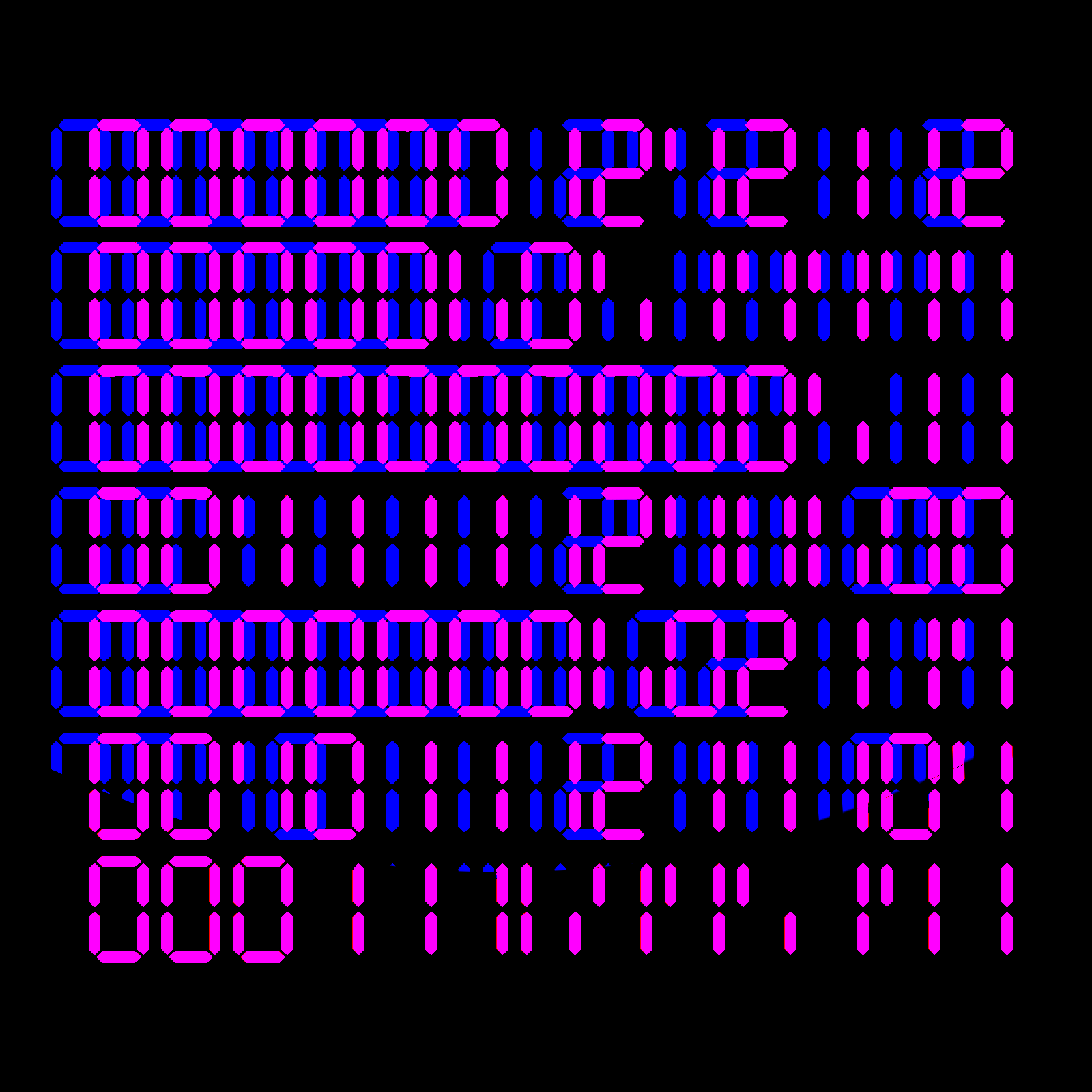 Digits #34 static NFT preview