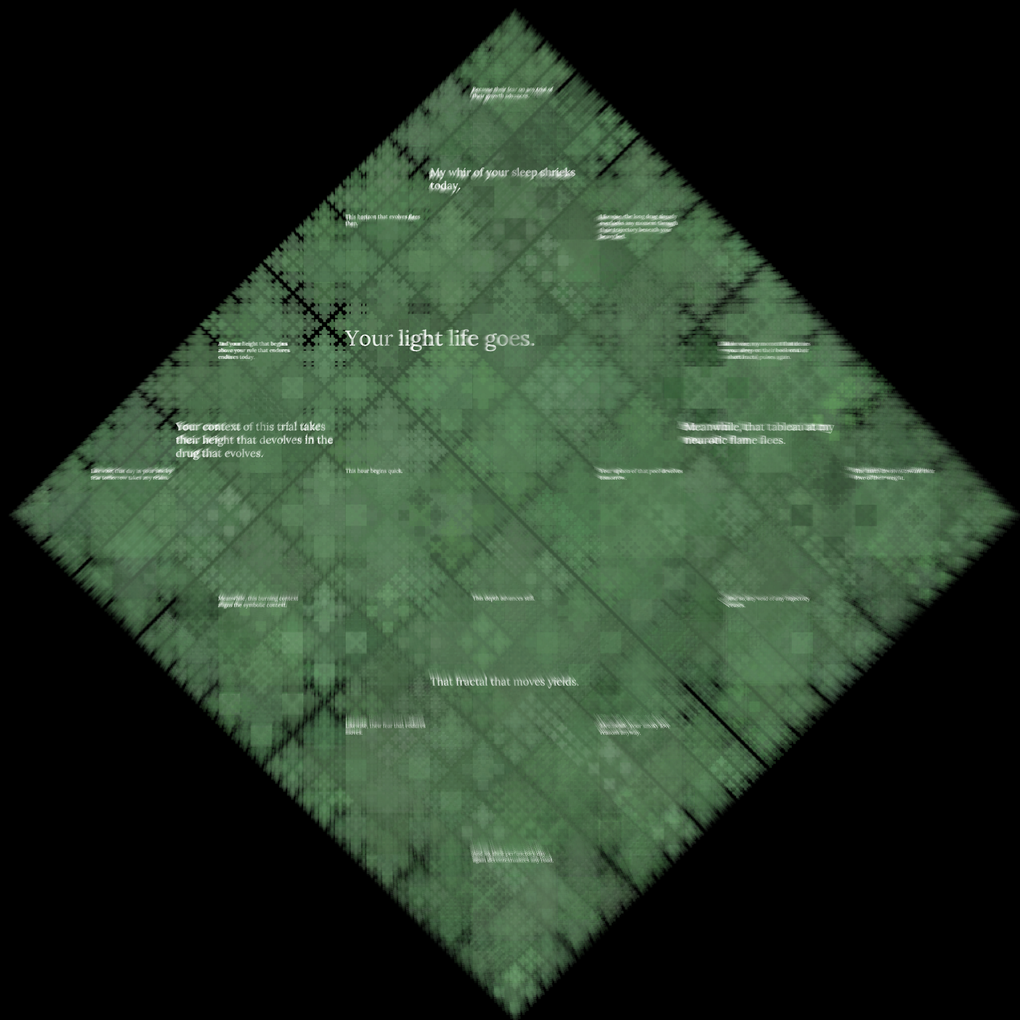 Diamond Fractal Fire #147 static token preview