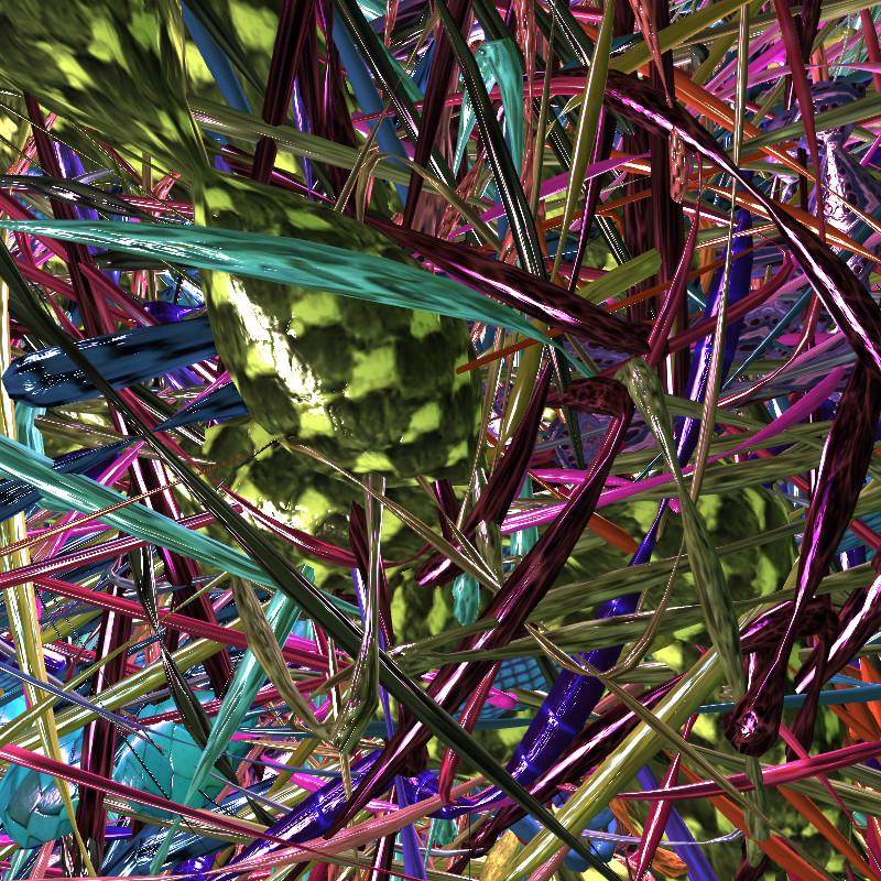 Prismatic Thickets #416 static NFT preview