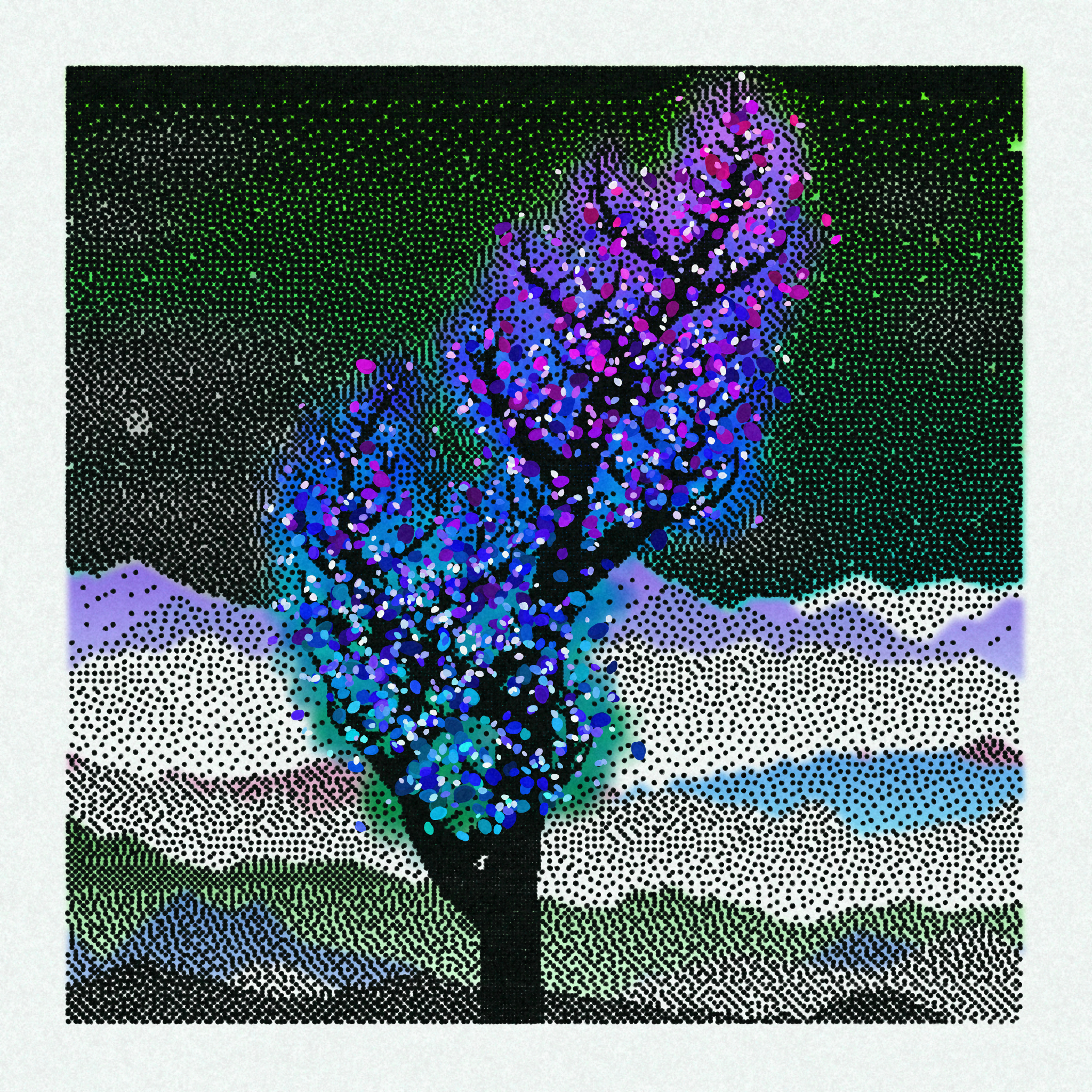 Dithered Branches #42 static token preview