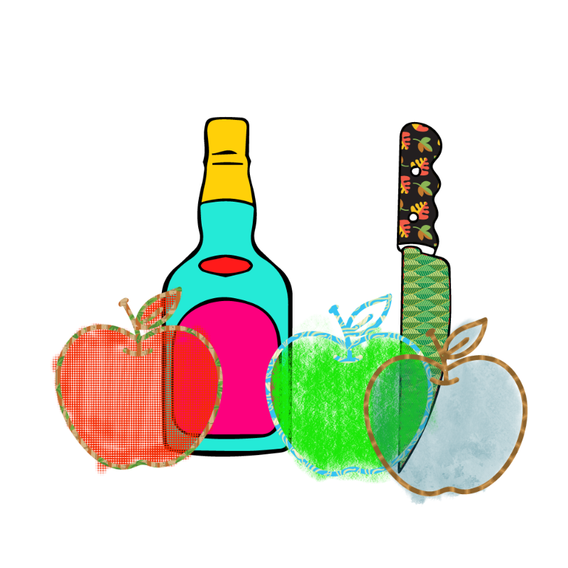 bottle and apples #214 static token preview