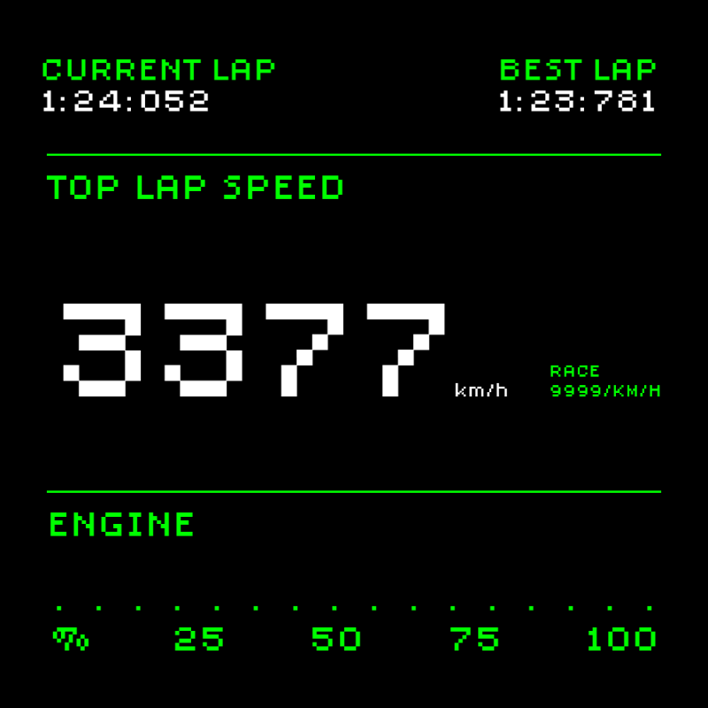 F-1RacingTez #466 static token preview