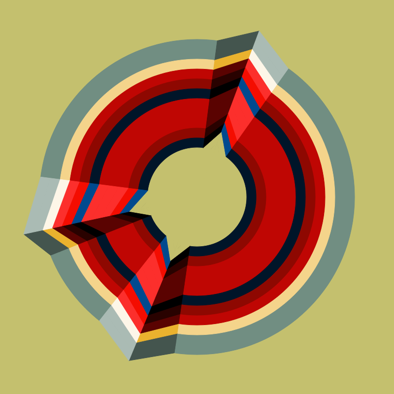 Folded Circle #51 static NFT preview