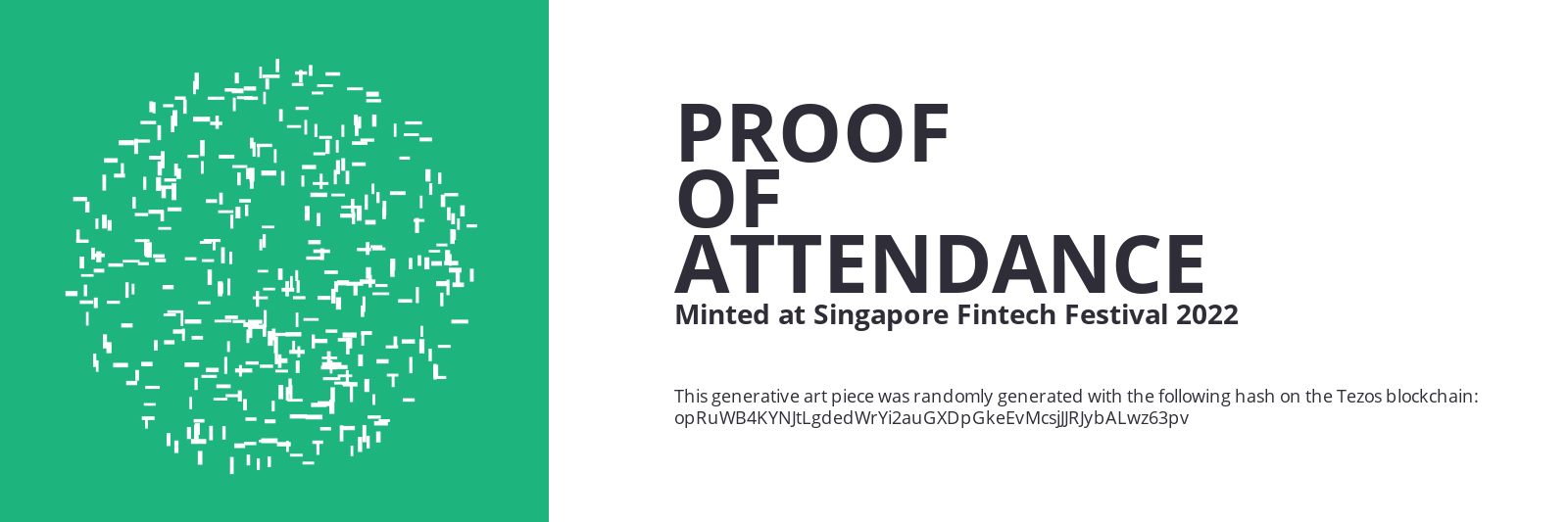 SFF2022 Proof of Attendance Token #1022 static token preview
