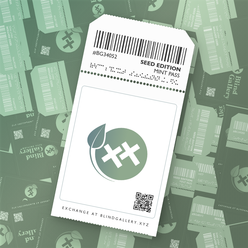 Blind Gallery Mint Pass (Seed Edition) #800 static NFT preview