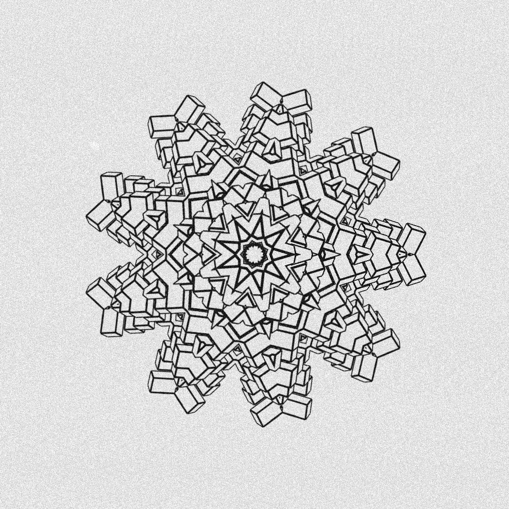 Monochrome Kaleido #344 static token preview
