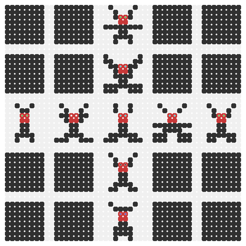 8x8 Pixel Creatures #158 static token preview
