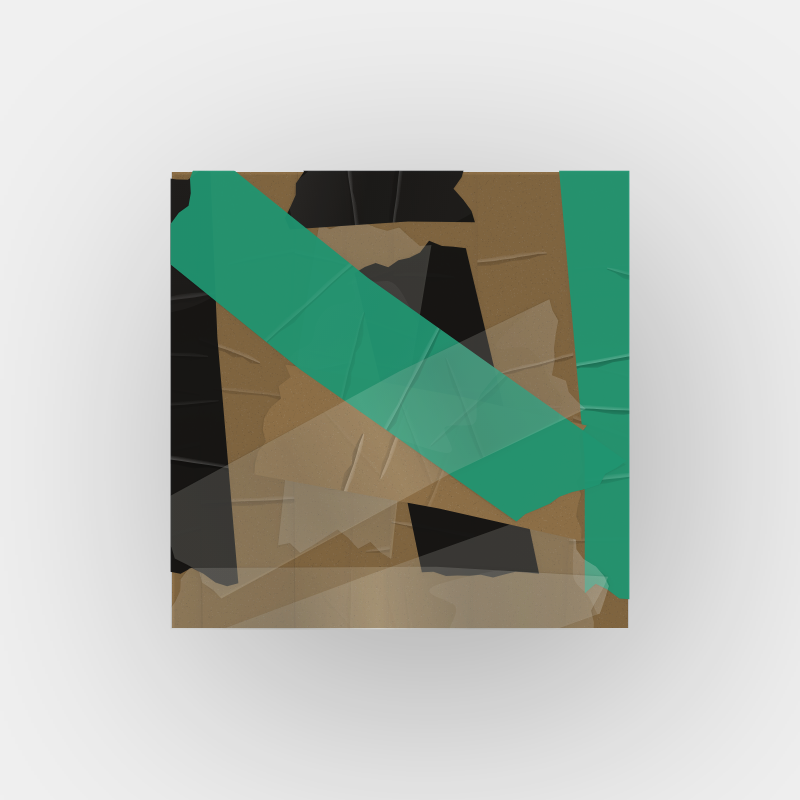 Tape abstract painting 001 #3 static token preview