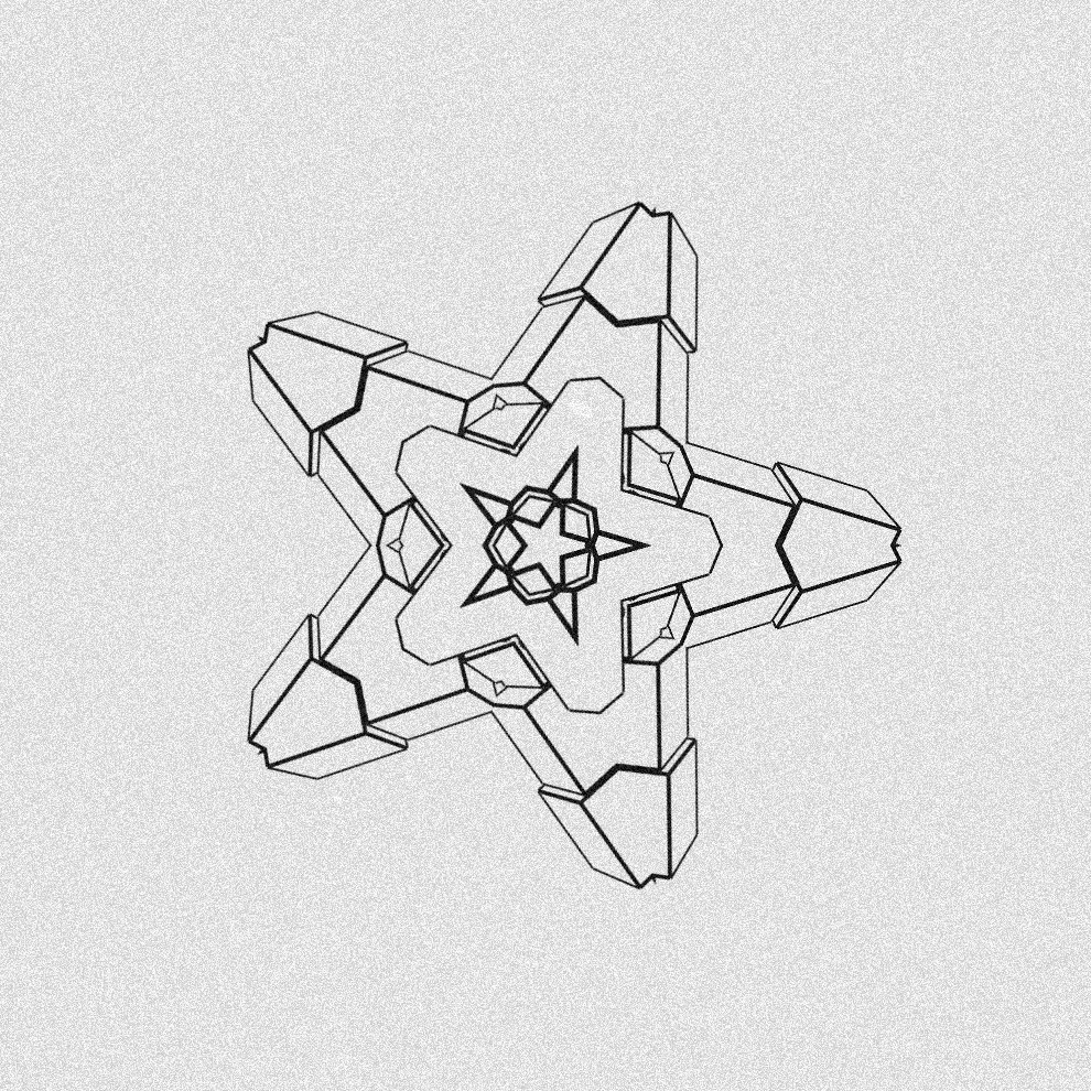 Monochrome Kaleido #361 static NFT preview
