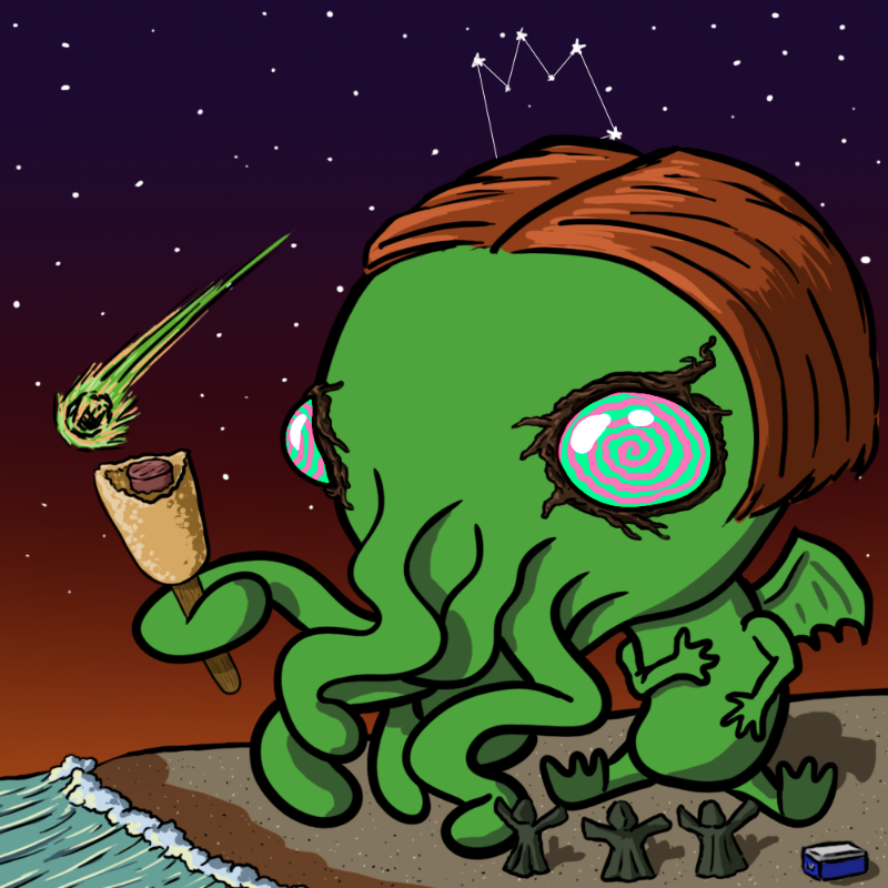 Chibi-thulhu #434 static NFT preview