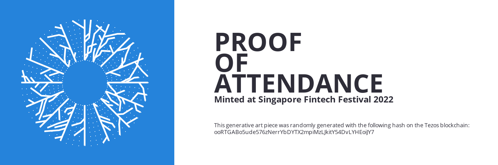 SFF2022 Proof of Attendance Token #404 static token preview