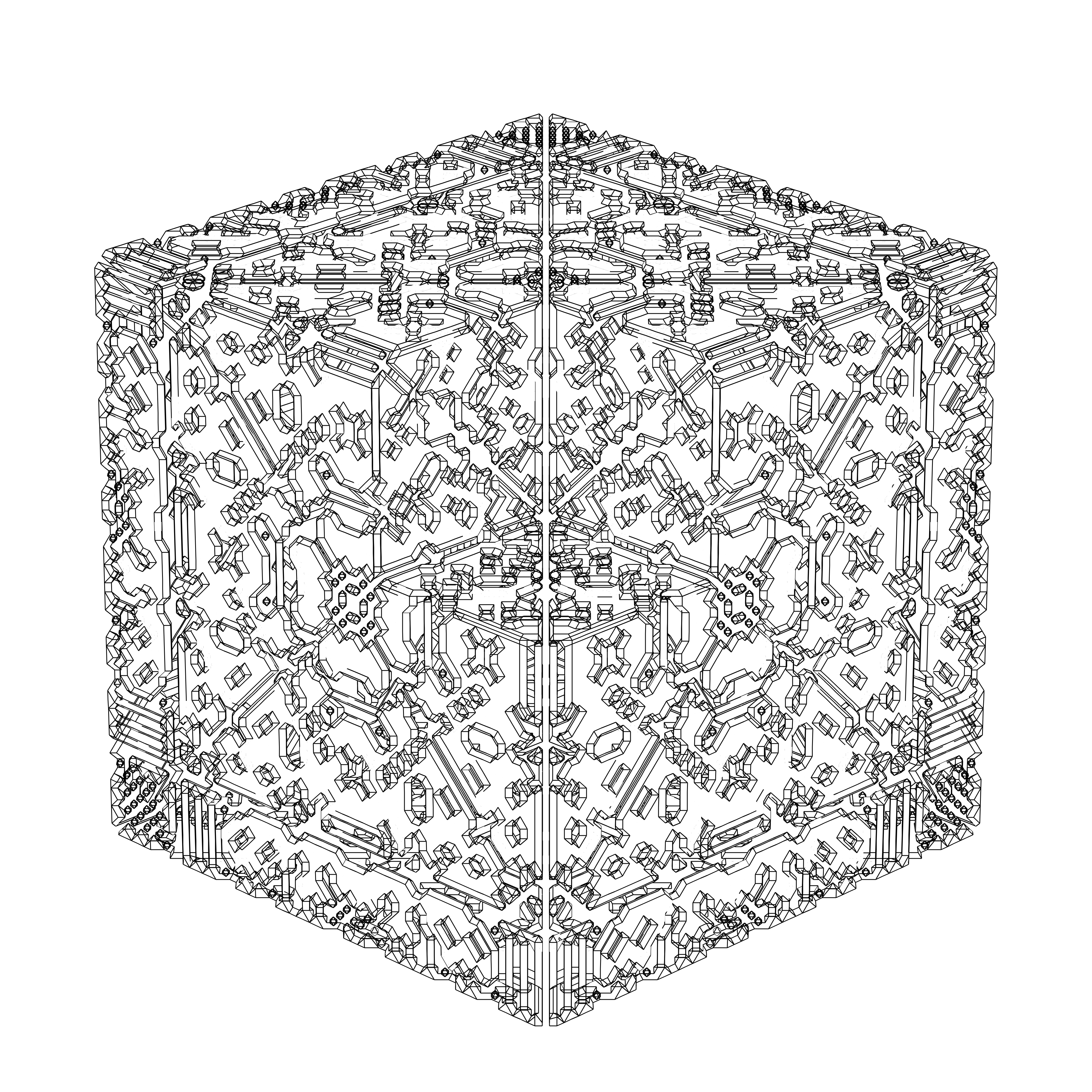 LL21 Alien Art Cube #804 static NFT preview