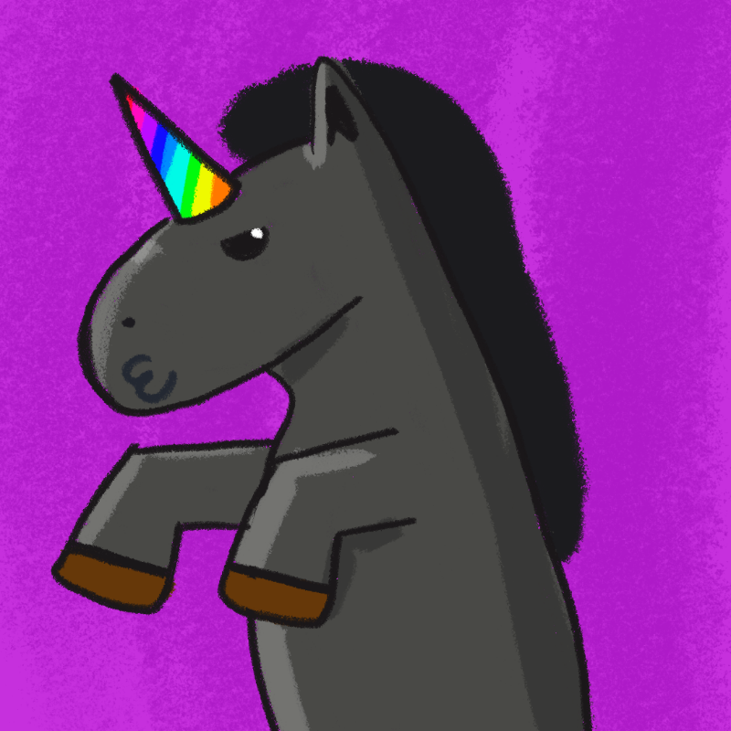 Peculiar unicornos #203 static token preview