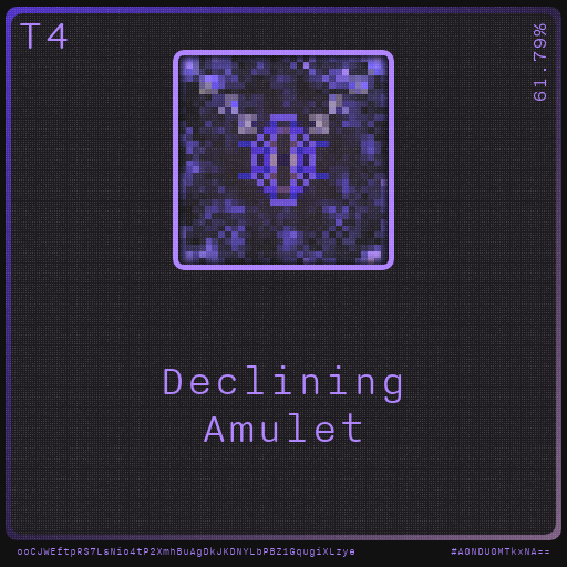 Gear for your quests - Amulet #11 static token preview