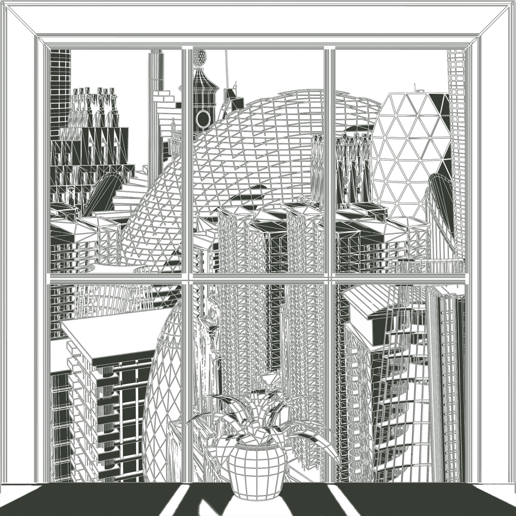 City View #407 static NFT preview