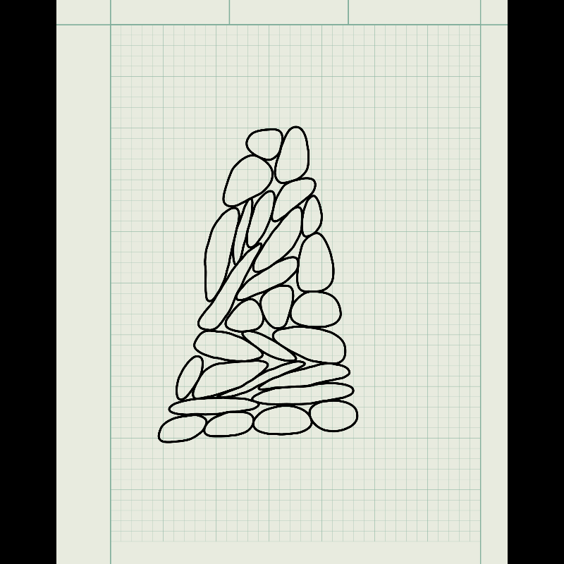 sketch: cairn() #26 static token preview