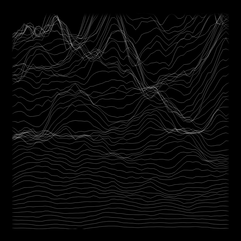 Moving White Lines #53 static NFT preview