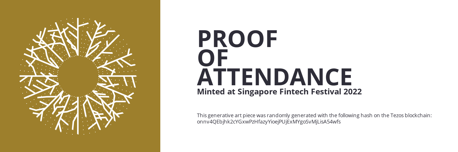 SFF2022 Proof of Attendance Token #1776 static token preview