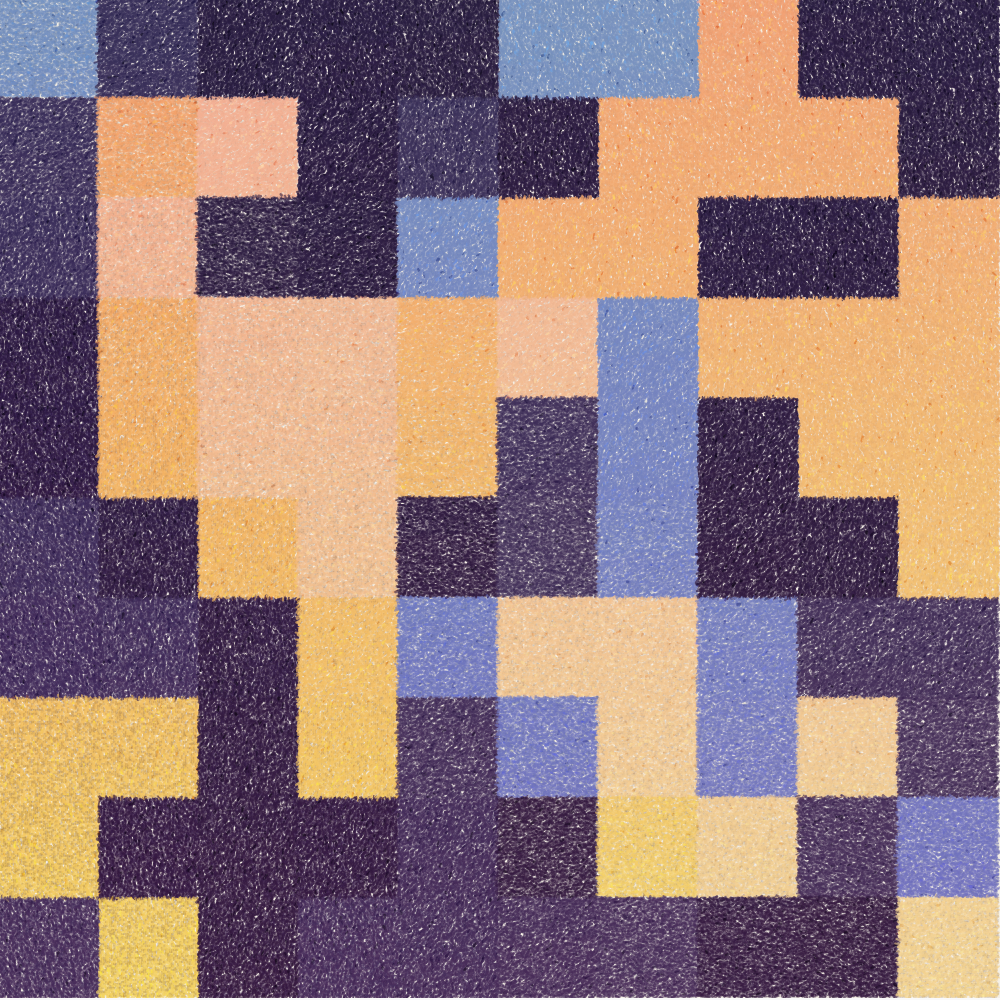Hydrangea & Patchwork #388 static NFT preview