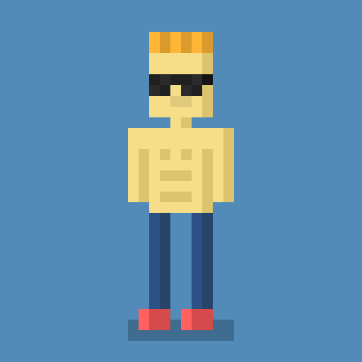 Pixel Dudes #44 static NFT preview