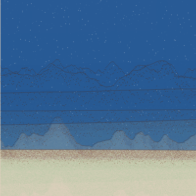 Glitched Mountains GT #138 static token preview