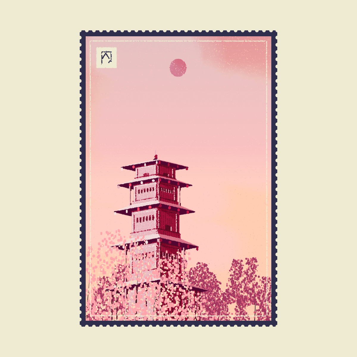 ABANDONED TEMPLE 廃寺 #86 static token preview