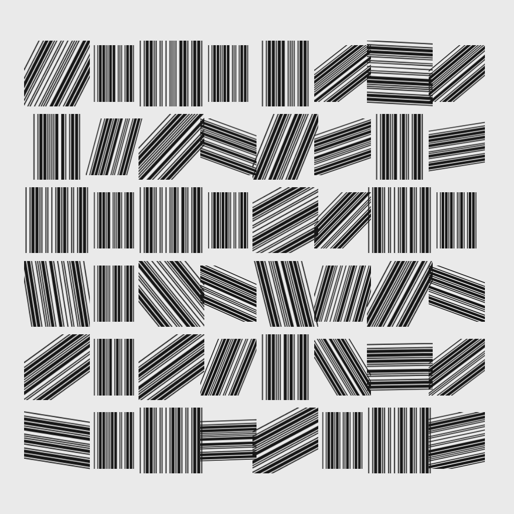 barcode(fxhash) #165 static NFT preview