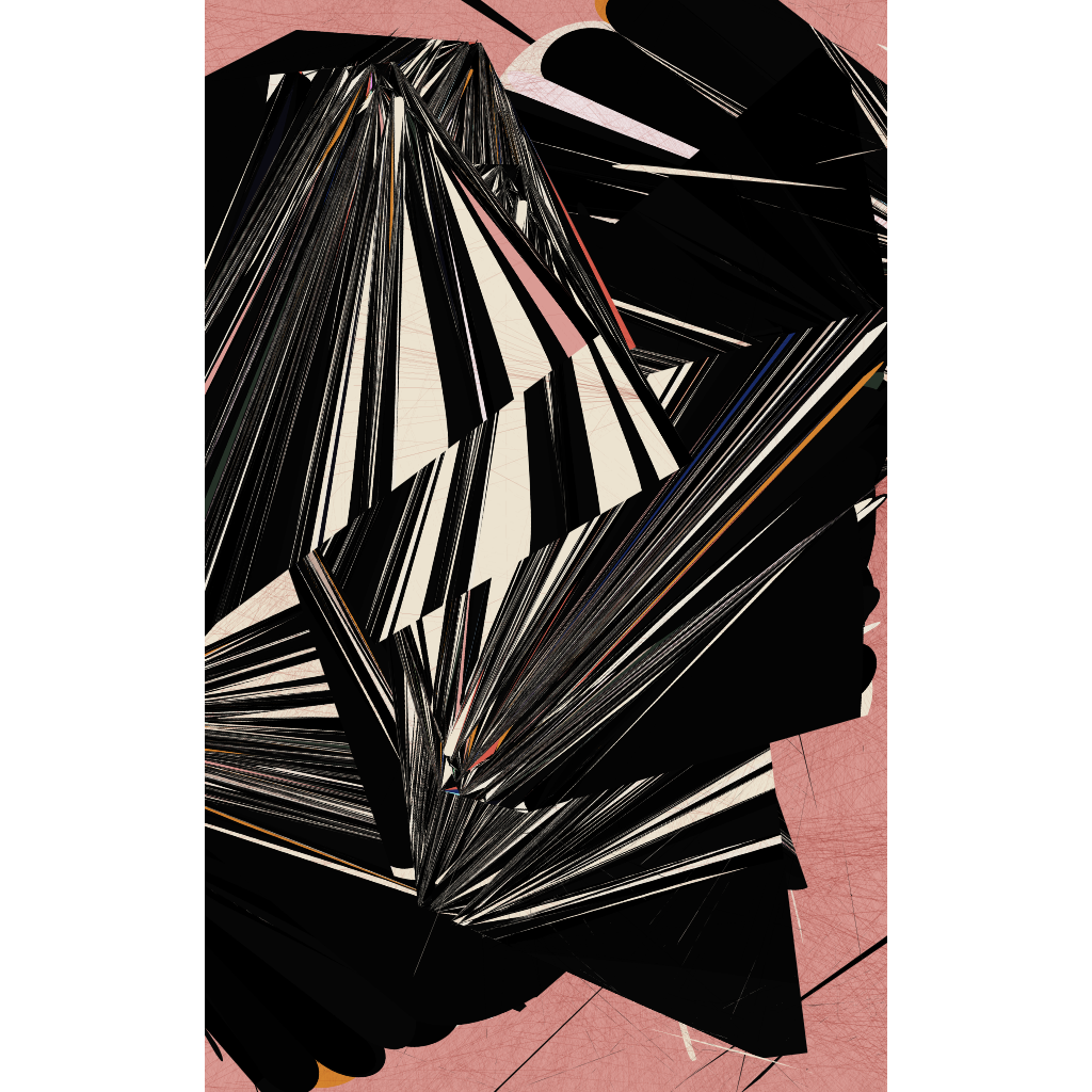 Broken Abstractions in Black #84 static NFT preview