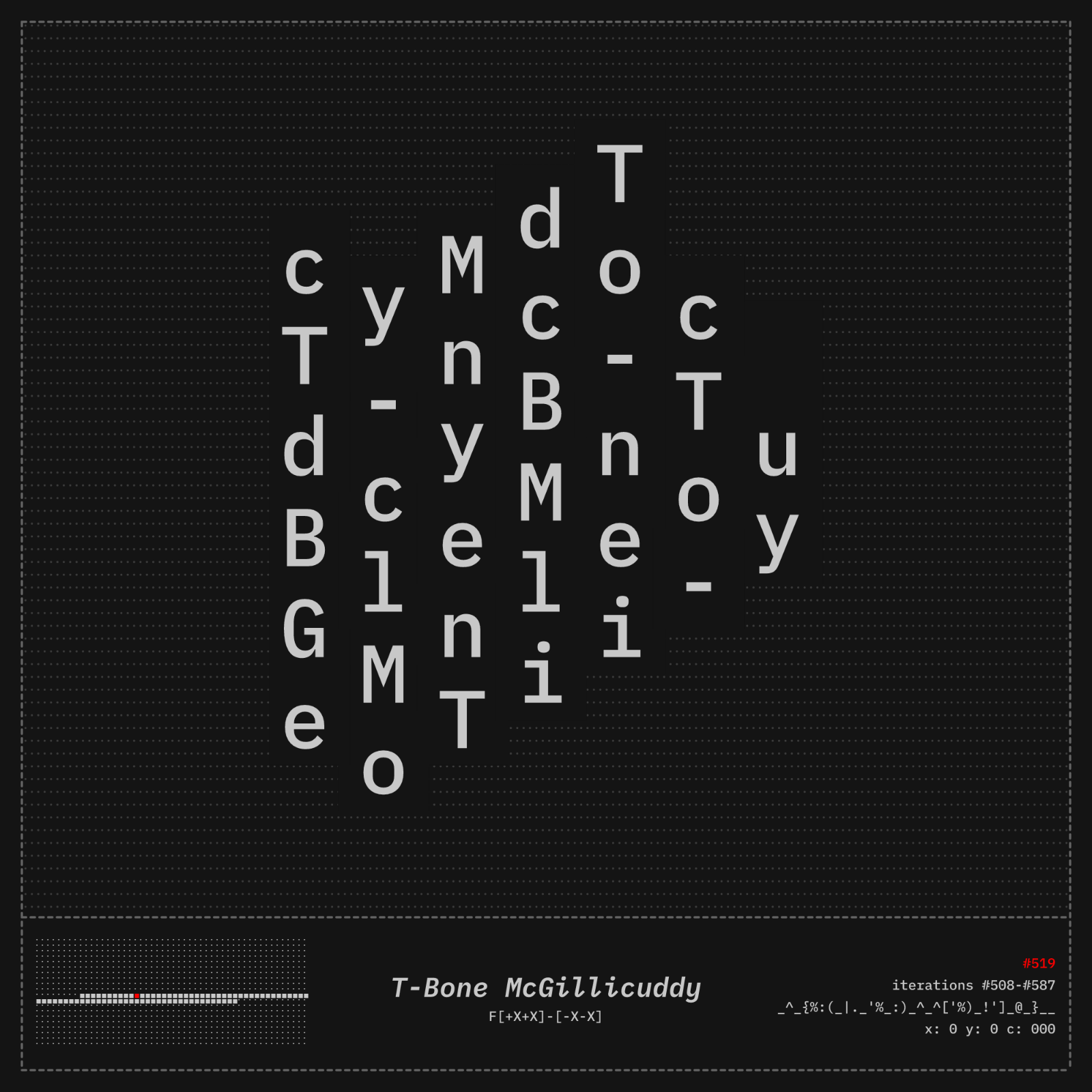 L-Poem #73 static NFT preview