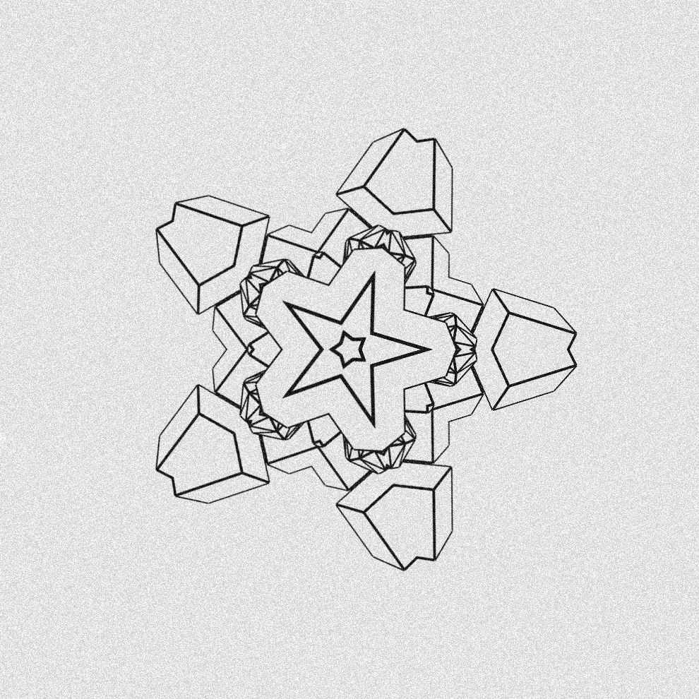 Monochrome Kaleido #342 static token preview