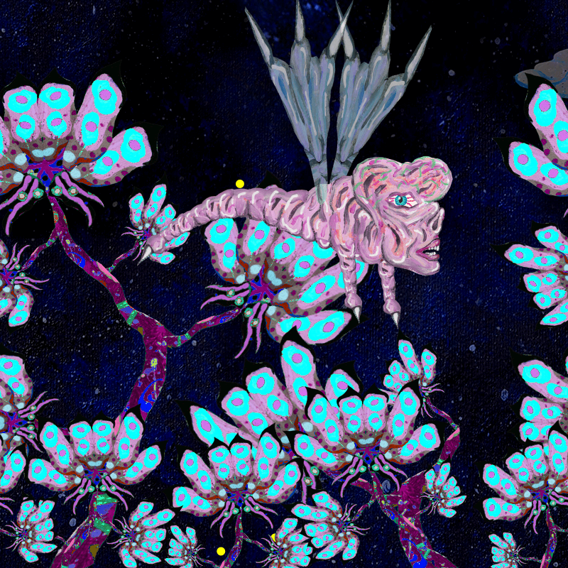 Fireflies and Flower Gardens #69 static token preview